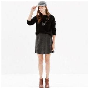 Madewell wool skirt